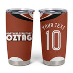Personalized Northern Territory Oztag Tumbler Cup Dynamic Geometric Star Graphic