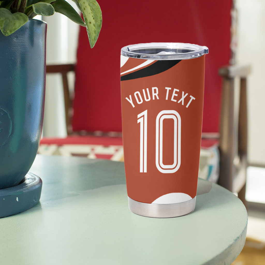 Personalized Northern Territory Oztag Tumbler Cup Dynamic Geometric Star Graphic