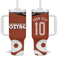 Personalized Northern Territory Oztag Tumbler With Handle Dynamic Geometric Star Graphic