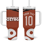 Personalized Northern Territory Oztag Tumbler With Handle Dynamic Geometric Star Graphic