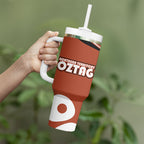 Personalized Northern Territory Oztag Tumbler With Handle Dynamic Geometric Star Graphic