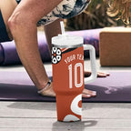 Personalized Northern Territory Oztag Tumbler With Handle Dynamic Geometric Star Graphic