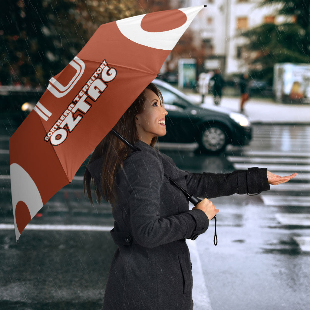 Personalized Northern Territory Oztag Umbrella Dynamic Geometric Star Graphic