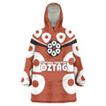 Personalized Northern Territory Oztag Wearable Blanket Hoodie Dynamic Geometric Star Graphic