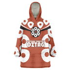 Personalized Northern Territory Oztag Wearable Blanket Hoodie Dynamic Geometric Star Graphic