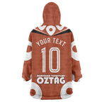 Personalized Northern Territory Oztag Wearable Blanket Hoodie Dynamic Geometric Star Graphic