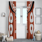 Personalized Northern Territory Oztag Window Curtain Dynamic Geometric Star Graphic