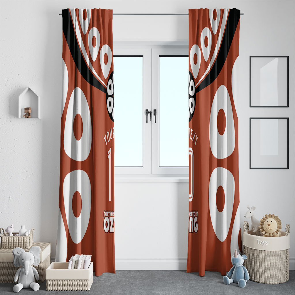 Personalized Northern Territory Oztag Window Curtain Dynamic Geometric Star Graphic