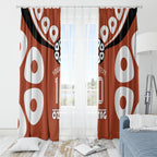 Personalized Northern Territory Oztag Window Curtain Dynamic Geometric Star Graphic