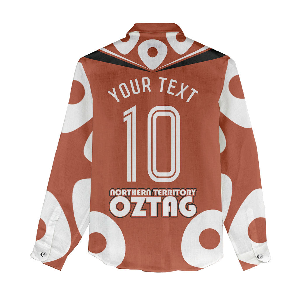 Personalized Northern Territory Oztag Women Casual Shirt Dynamic Geometric Star Graphic