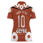 Personalized Northern Territory Oztag Women Polo Shirt Dynamic Geometric Star Graphic