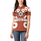 Personalized Northern Territory Oztag Women Polo Shirt Dynamic Geometric Star Graphic