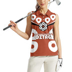 Personalized Northern Territory Oztag Women Sleeveless Polo Shirt Dynamic Geometric Star Graphic
