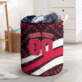Personalized VIC Oztag Australia Bird Mascot Laundry Basket Australian Flag