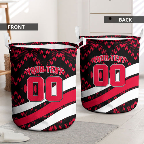 Personalized VIC Oztag Australia Bird Mascot Laundry Basket Australian Flag