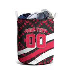 Personalized VIC Oztag Australia Bird Mascot Laundry Basket Australian Flag