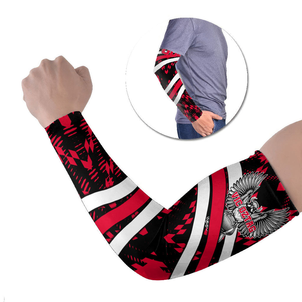 Personalized VIC Oztag Australia Bird Mascot Arm Sleeves Australian Flag