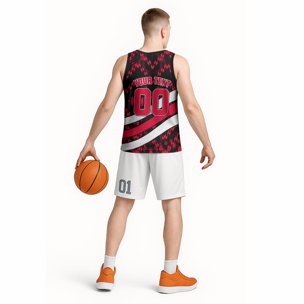 Personalized VIC Oztag Australia Bird Mascot Basketball Jersey Australian Flag