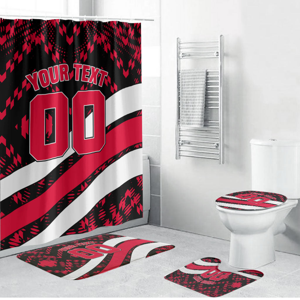 Personalized VIC Oztag Australia Bird Mascot Bathroom Set Australian Flag