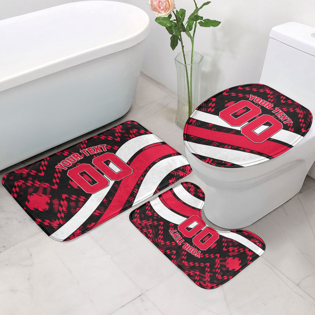 Personalized VIC Oztag Australia Bird Mascot Bathroom Set Australian Flag