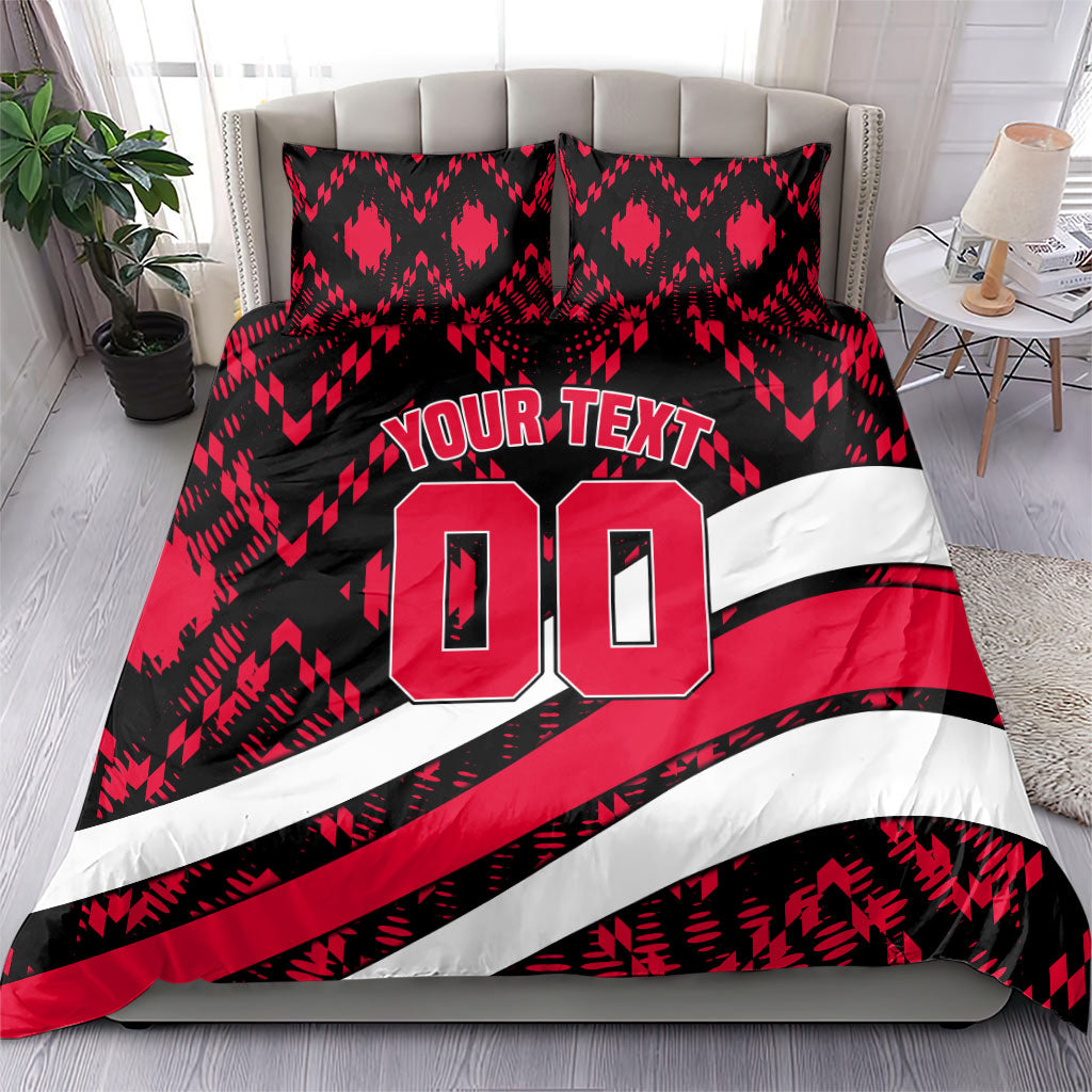 Personalized VIC Oztag Australia Bird Mascot Bedding Set Australian Flag
