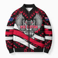 Personalized VIC Oztag Australia Bird Mascot Bomber Puffer Jacket Australian Flag