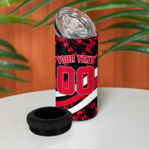 Personalized VIC Oztag Australia Bird Mascot 4 in 1 Can Cooler Tumbler Australian Flag