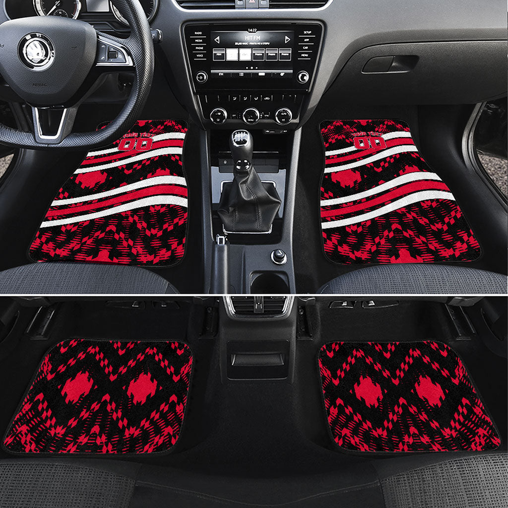 Personalized VIC Oztag Australia Bird Mascot Car Mats Australian Flag
