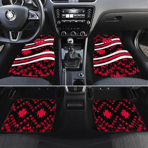 Personalized VIC Oztag Australia Bird Mascot Car Mats Australian Flag
