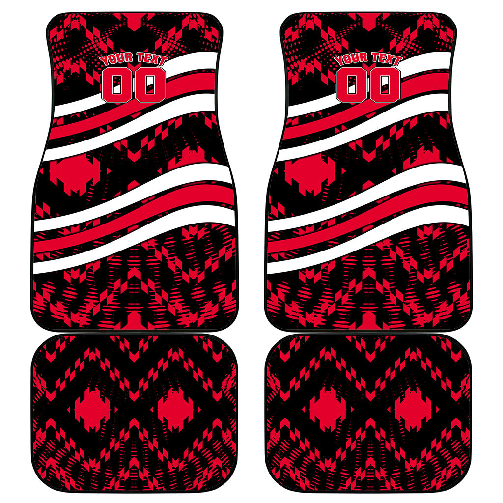 Personalized VIC Oztag Australia Bird Mascot Car Mats Australian Flag