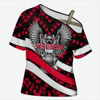 Personalized VIC Oztag Australia Bird Mascot Cross Shoulder Shirt Australian Flag