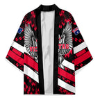 Personalized VIC Oztag Australia Bird Mascot Kimono Australian Flag