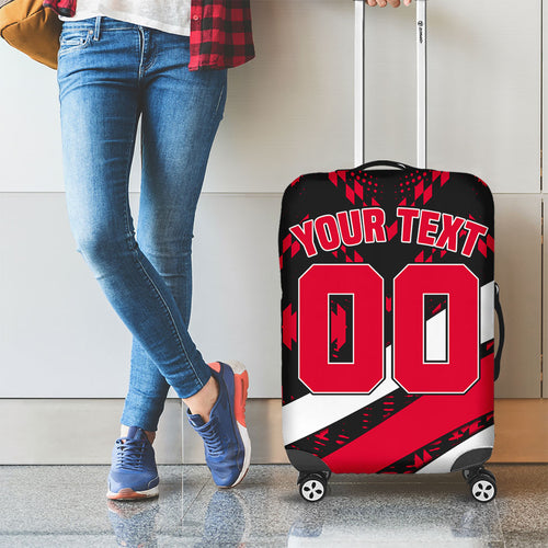 Personalized VIC Oztag Australia Bird Mascot Luggage Cover Australian Flag