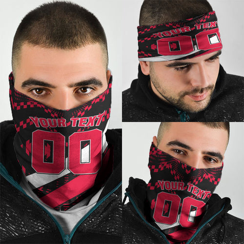 Personalized VIC Oztag Australia Bird Mascot Neck Gaiter Australian Flag