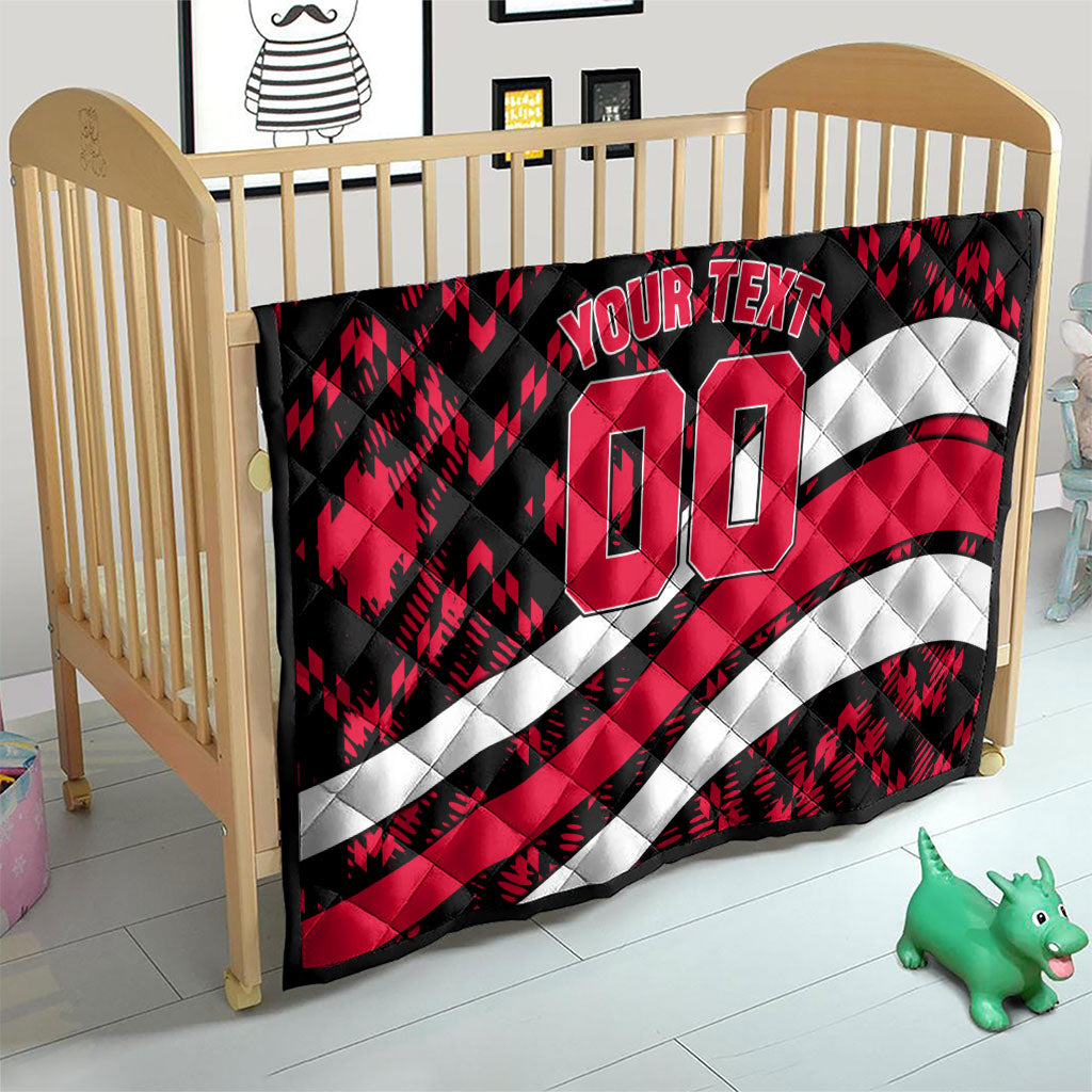 Personalized VIC Oztag Australia Bird Mascot Quilt Australian Flag