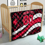 Personalized VIC Oztag Australia Bird Mascot Quilt Australian Flag