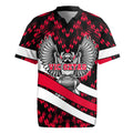 Personalized VIC Oztag Australia Bird Mascot Rugby Jersey Australian Flag