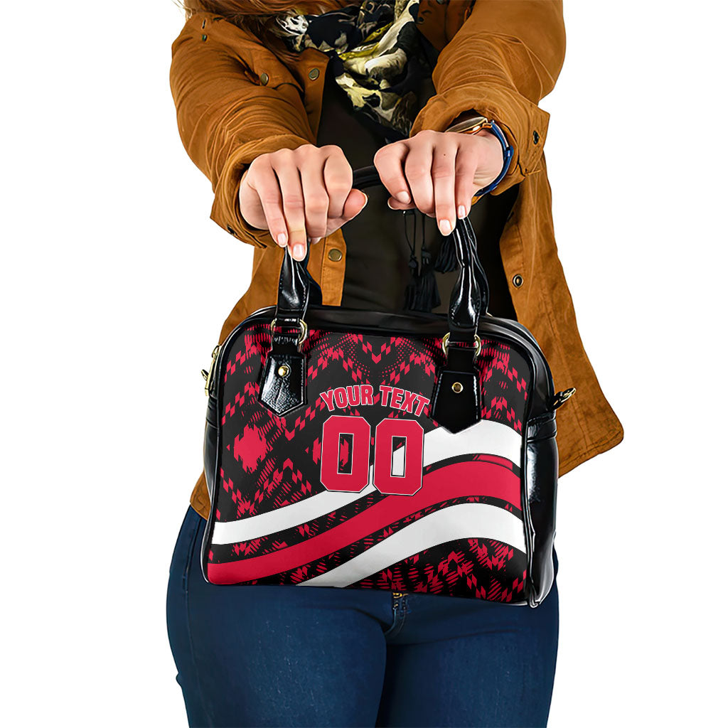 Personalized VIC Oztag Australia Bird Mascot Shoulder Handbag Australian Flag