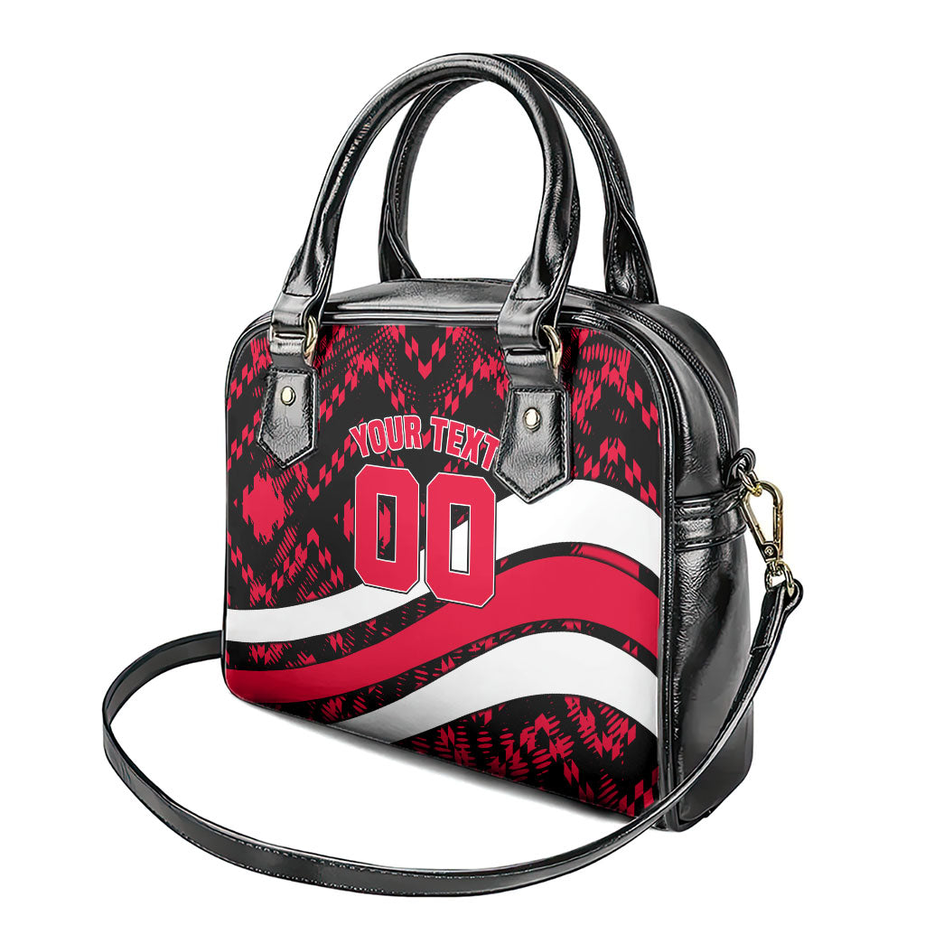 Personalized VIC Oztag Australia Bird Mascot Shoulder Handbag Australian Flag