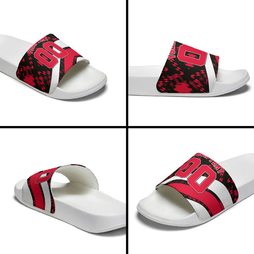 Personalized VIC Oztag Australia Bird Mascot Slide Sandals Australian Flag