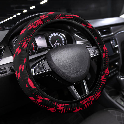 VIC Oztag Australia Bird Mascot Steering Wheel Cover Australian Flag
