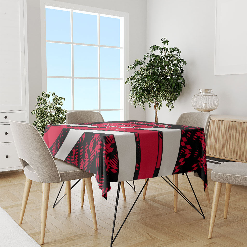 Personalized VIC Oztag Australia Bird Mascot Tablecloth Australian Flag