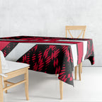 Personalized VIC Oztag Australia Bird Mascot Tablecloth Australian Flag