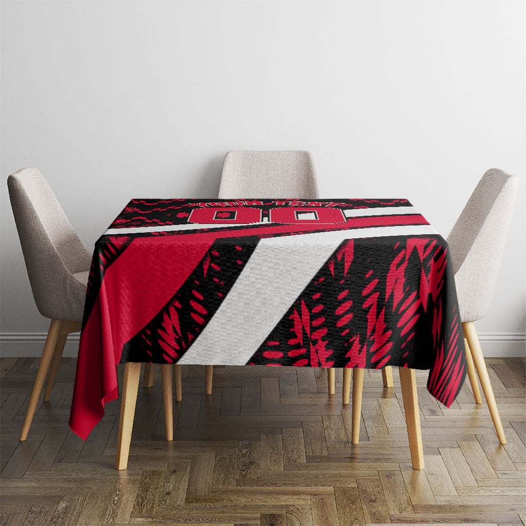 Personalized VIC Oztag Australia Bird Mascot Tablecloth Australian Flag