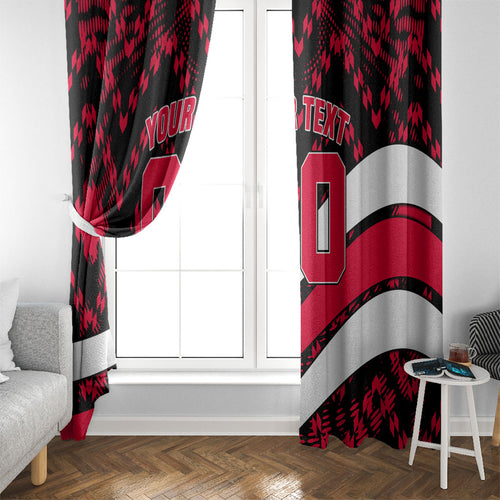 Personalized VIC Oztag Australia Bird Mascot Window Curtain Australian Flag