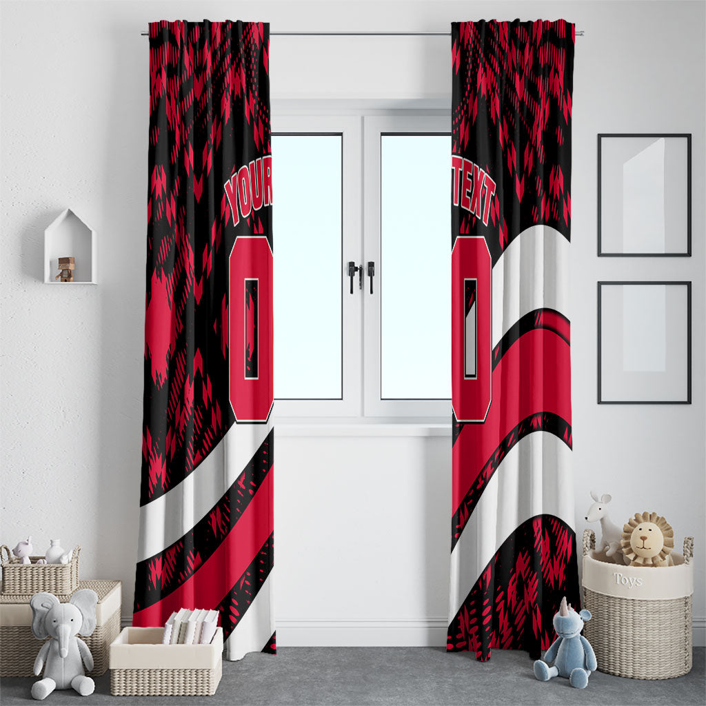Personalized VIC Oztag Australia Bird Mascot Window Curtain Australian Flag