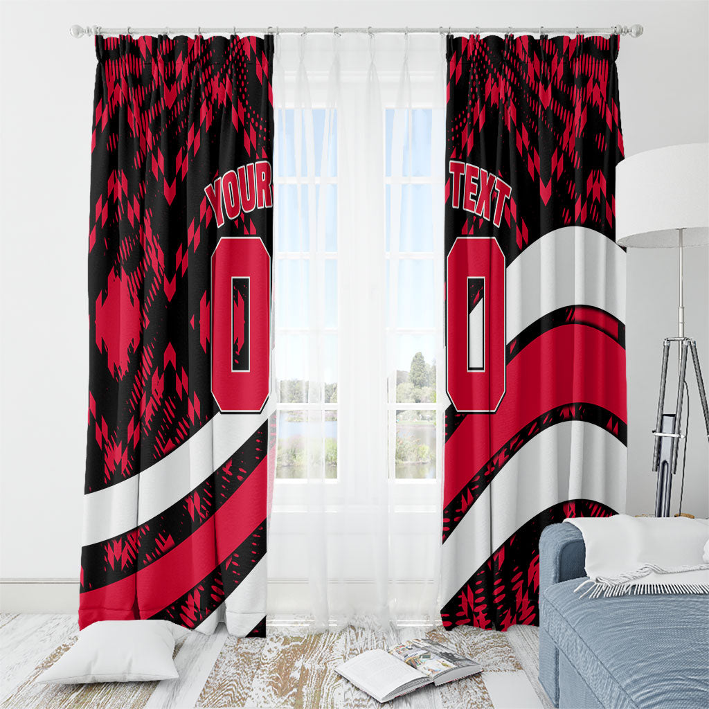 Personalized VIC Oztag Australia Bird Mascot Window Curtain Australian Flag