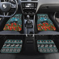 Personalized Port Adelaide Football Christmas Car Mats Australian Football Mascot - Ugly Xmas Pattern Festive