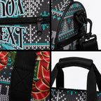 Personalized Port Adelaide Football Christmas Duffle Bag Australian Football Mascot - Ugly Xmas Pattern Festive