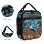Personalized Port Adelaide Football Christmas Lunch Bag Australian Football Mascot - Ugly Xmas Pattern Festive
